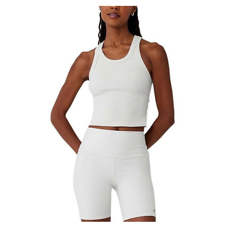 Топ ALO YOGA Топ Goddess Ribbed Go-To Tank презервативы априкс ribbed ребристые 3 шт