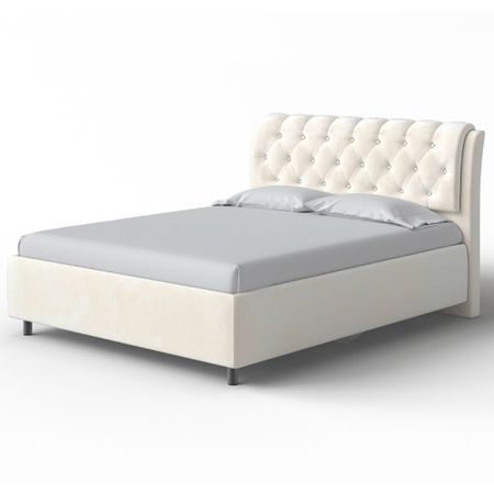 кровать Chester Tall 1600х2000мм велюр лофти лён кровать босс 160 200 про велюр роял агат