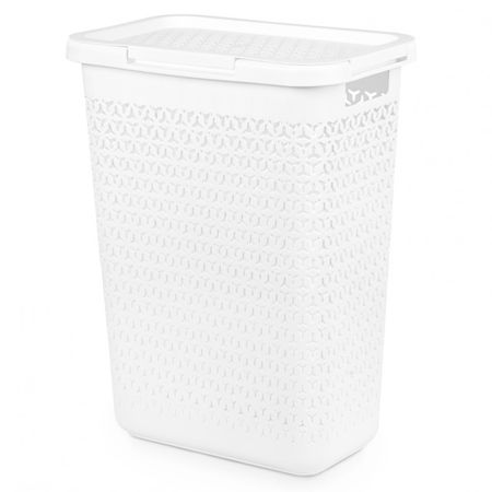 корзина для белья Элемент 30л 40,5х25,5х53см узкая пластик белый шприц луер инъекц трехдетал однокр примен стерил с иглой 0 5х25 2 мл 10 шт