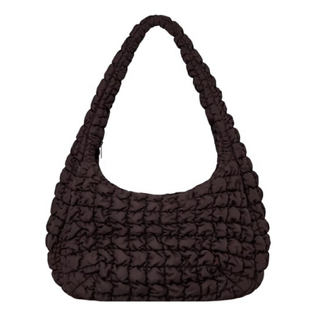 Сумка COS Сумка Polyester Handbag Large Dark Brown