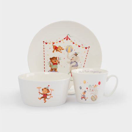 Набор детской посуды Anna Lafarg животные в цирке, 3 предмета