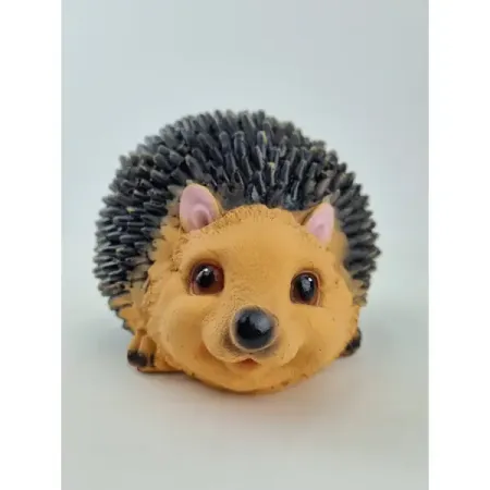 Садовая фигура Ежик круглый полирезин 11x19 см