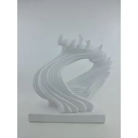 Садовая фигура Абстракция пламя полирезин 23x43 см