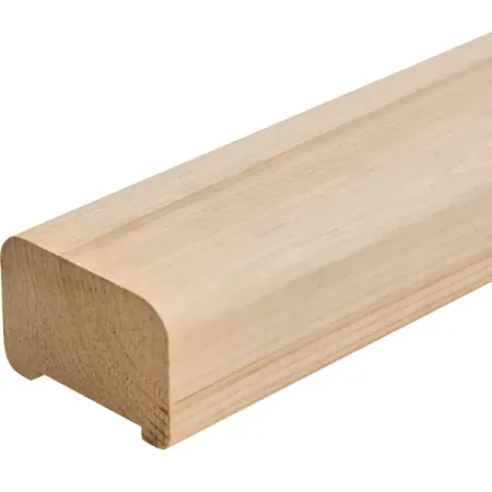 Поручень прямой сращенный хвоя Сорт Экстра 40x60x3000 мм поручень фигурный сращенный хвоя сорт экстра 45x65x3000 мм