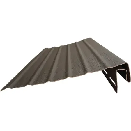 J-профиль фаска для фасадных панелей MONLID цвет коричневый 3 м профиль стартовый dacha для фасадных панелей металл 2 м