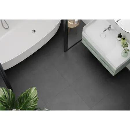 Глазурованный керамогранит Alma Ceramica Grange 20 60x60 см 1.8 м² матовый цвет темно-серый
