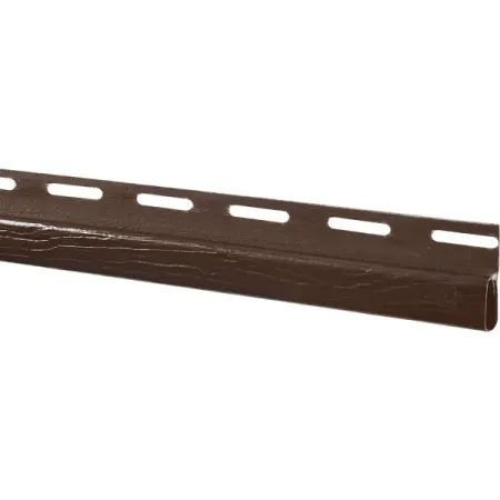 Финишная планка для фасадных панелей MONLID цвет коричневый 3 м резиновая торсионная планка 2 шт компл запасные части для отбойного молотка bosch gsh27 gsh27vc b01