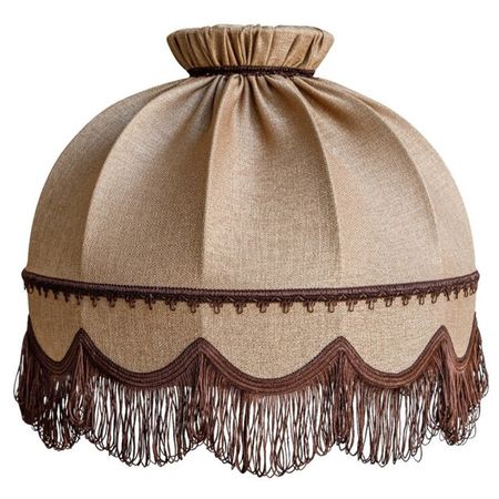 абажур ЭРКАДО Ретро E27 торшерный лён капучино прозрачные 3 мм пластиковые абажур протекторы для светодиодов