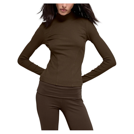 Лонгслив ALO YOGA Лонгслив Ribbed Mesmerize Mock Neck Long Sleeve презервативы априкс ribbed ребристые 3 шт