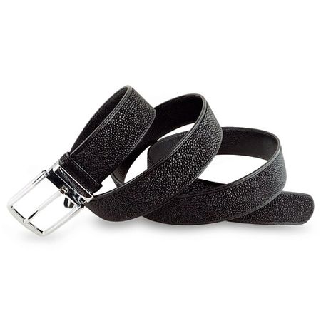 Ремень EXOTIC LEATHER GENUINE PREMIUM ACCESSORIES Классический длинный ремень из кожи ската