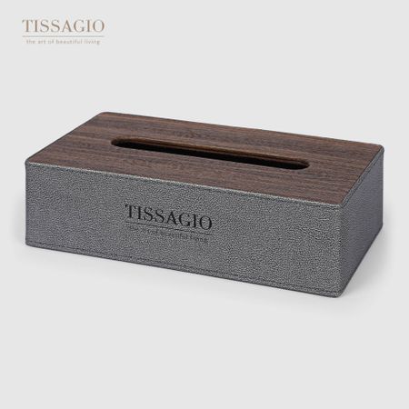 Салфетница Tissagio серая, 26х12,5х6,5 см