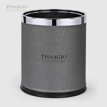 Ведро мусорное Tissagio серое, 22,5х27 см мусорное ведро настольное пластиковое