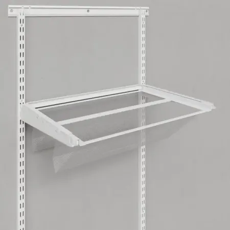 Обувница для гардеробной системы 58.7x15.3x41 см металл цвет белый