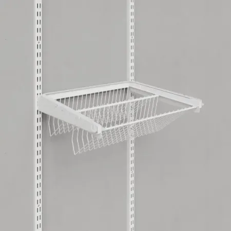 Обувница для гардеробной системы 46.3x15.3x44 см металл цвет белый