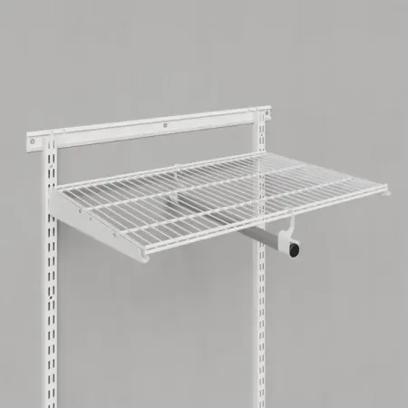 Вешалка 41x9.6x3 см металл цвет белый белые компактные вешалки для одежды