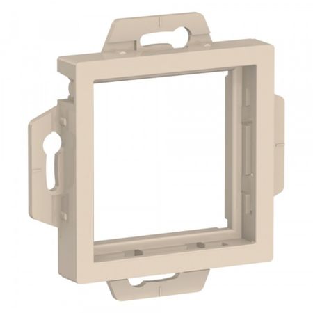 Адаптер для рамки Systeme Electric AtlasDesign бежевый (ATN000208) дорожный адаптер jingmin wg 03 4 розетки 25вт