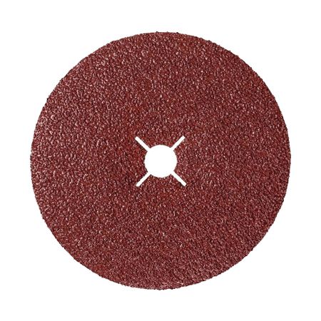 Круг фибровый шлифовальный по металлу Sait 125х22 мм P60 со шлицами шлифовальные круги si fang алмазные 75 100 125 150 мм