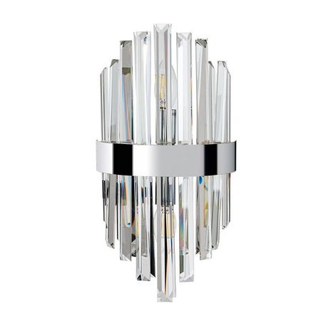 бра ARTE LAMP Федельта E14 2х40Вт металл хром