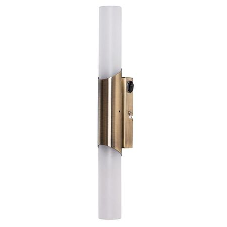 бра ARTE LAMP Аква-Бастон E14 2х40Вт металл бронза трап вертикальный ore 150х150мм слив 50мм автомат металл гидрозатвор