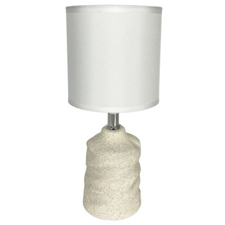 лампа настольная RIVOLI Marian E14 40Вт керамика с абажуром бежевый лампа настольная эра e27 40вт белая