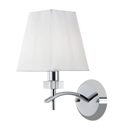 бра ARTE LAMP Кенсингтон E14 1х40Вт металл хром люстра потолочная demarkt конрад 5x60вт e27 текстиль металл