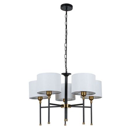 подвесная люстра ARTE LAMP Джейми E27х5 40Вт металл черный