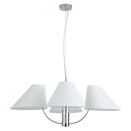 люстра подвесная ART LAMP Рондо E14 4х40Вт металл хром люстра потолочная demarkt конрад 5x60вт e27 текстиль металл