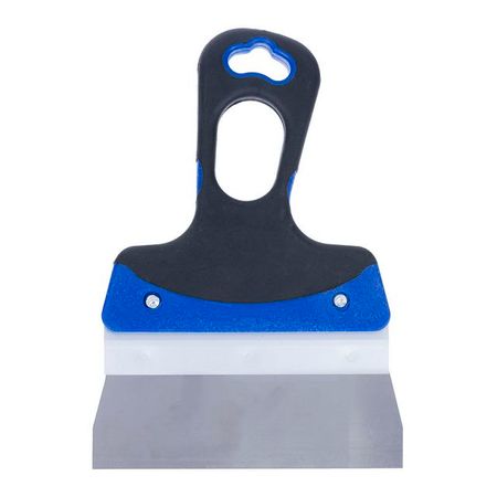 шпатель фасадный TOOLBERG нержавеющая сталь двухкомпонентная ручка 150мм, арт.1203201