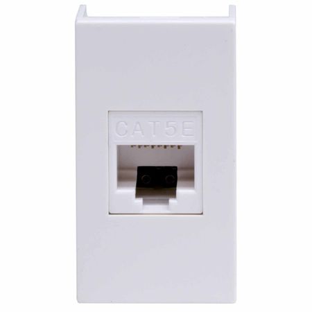 розетка компьютерная RJ45 DKC Viva 1 модуль категория 5е белая