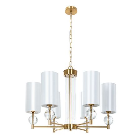 люстра подвесная ART LAMP матар E14 6х40Вт металл медный трансформатор освещения ysrsai zigbee 24в 120 240вт cct rgbcct