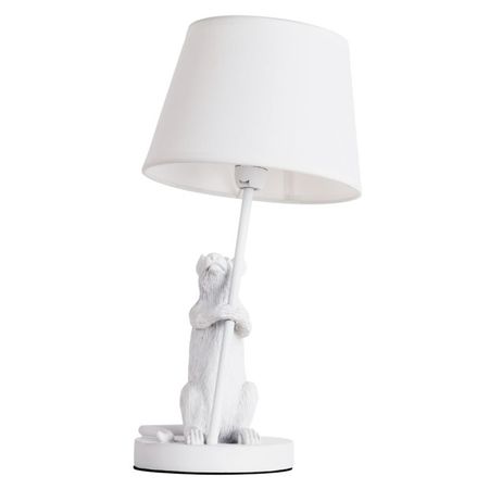 лампа настольная ARTE LAMP Густав E14 40Вт белый лампа настольная эра e27 40вт белая