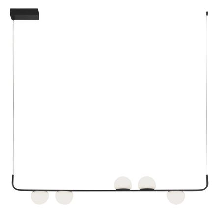 светильник подвесной ARTE LAMP Поплар LED 5х56Вт металл чёрный