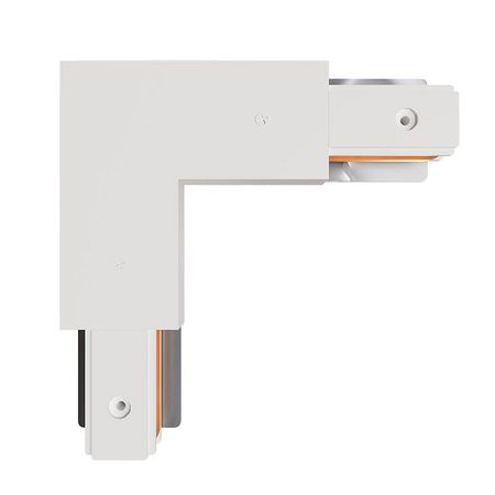 коннектор-ввод питания угловой для шинопровода ARTE LAMP Трэк Аксессуарс пластик белый угловой патрон e27 алюминиевый белый 6а 250в usbo