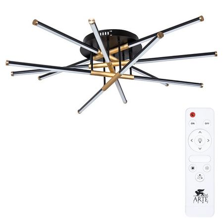 люстра потолочная ARTE LAMP Фернандо LED 100Вт металл черный керамические подшипники 6700 6701 6702 6703 6704 6705 6706 6707 6708