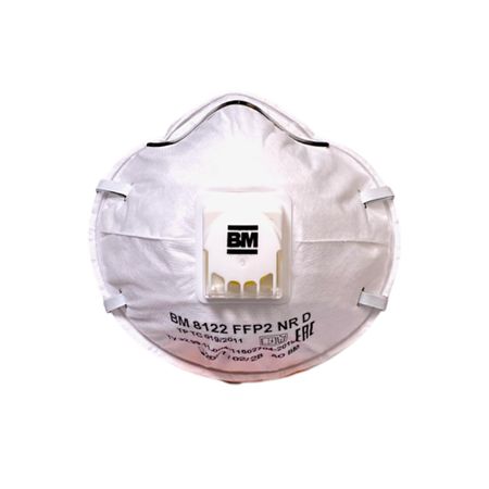 Полумаска защитная от аэрозолей BM 1шт 8122FFP2NRD прокладка защитная abraforce 125мм 8 отв