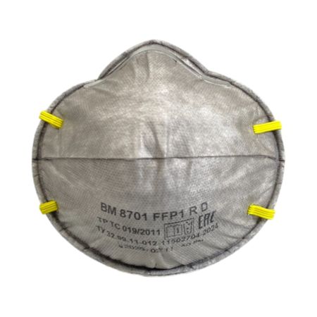 Полумаска защитная от аэрозолей BM 1шт 8701FFP1RD