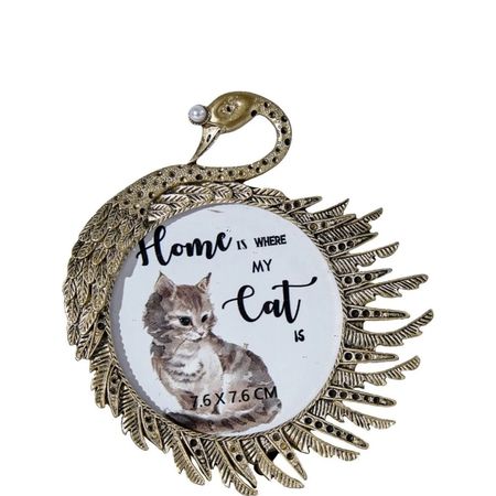 Фоторамка Glasar настольная лебедь 11х2х11 см настенная картина лебедь и кролик