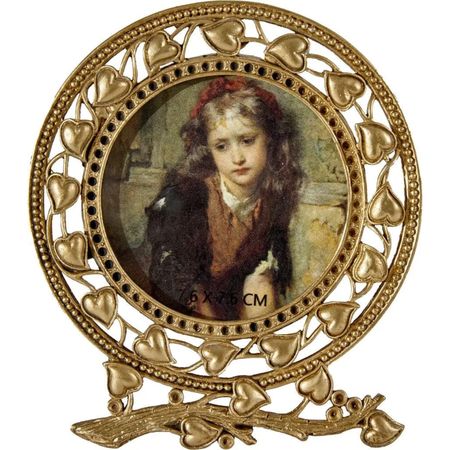 Фоторамка Glasar с сердцами 11х2х13 см ная акриловая фоторамка