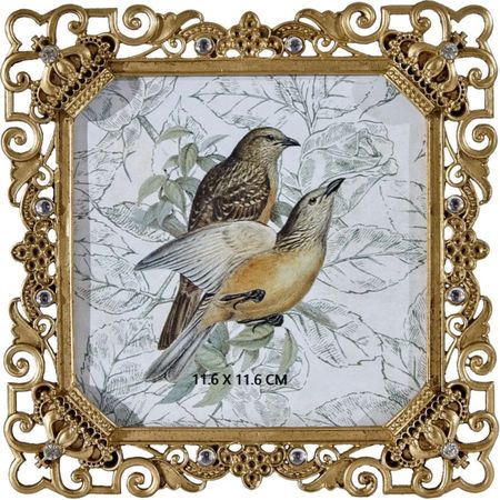 Фоторамка Glasar дворцовая 16х2х16 см ная акриловая фоторамка