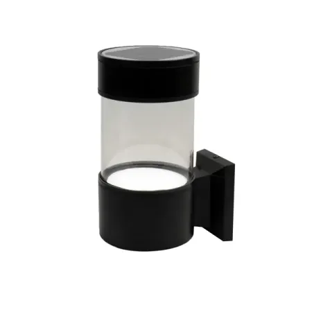 Светильник уличный настенный светодиодный на солнечных батареях Duwi Solar 2 Вт IP44 цвет черный 3 режима: нейтральный белый/теплый белый/холодный белый свет мини портативный led фонарик xhp50 3 режима usb зарядка