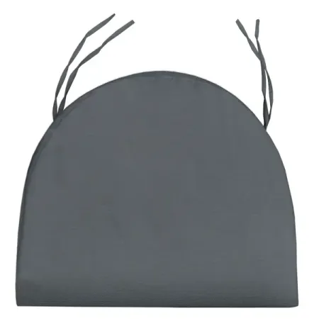 Подушка для стула Seasons Модерн 45x50 см полукруглая цвет серый съемный для стула из спандекса jacquard