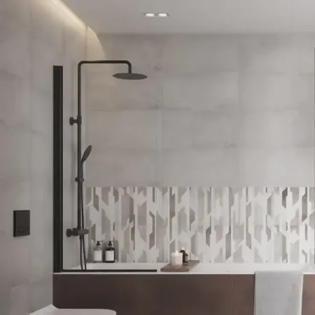 Плитка настенная KREAFORTA Cascada 29.8x59.8 см 1.425 м² матовая цвет светло-серый плитка настенная 20х30 равенна верх светло зеленая