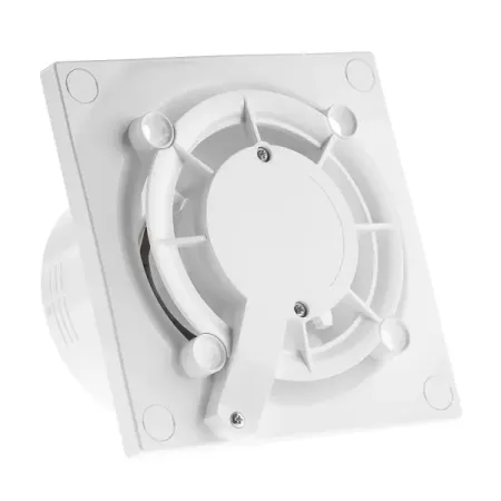 Вентилятор осевой вытяжной MONLID KWS100T D100 мм 28 дБ 102 м3/ч таймер цвет белый вентилятор фланцевый awenta kw100h без панели таймер датчик влажности