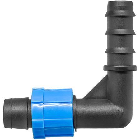 Соединитель для капельной трубки уголок 16 мм переходной MasterProf пластиковый (ДС.071481) пластиковый соединитель для гофрированной трубки ad10 ad54 5
