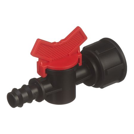 Кран запорный 3/4 для капельной трубки 16 мм Профитт (9270841) кран 1 2 х 3 4 профитт латунный с вентилем 1435490