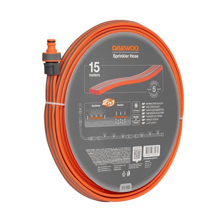 Шланг для капельного полива сочащийся однослойный Daewoo ПВХ (DWH 1115)