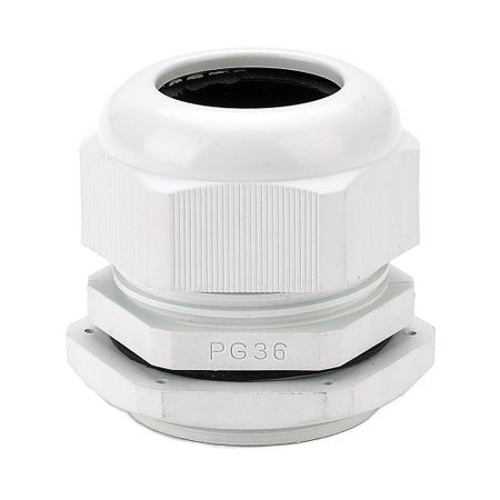 Кабельный ввод Dekraft PG36 диаметром 23-32 мм IP55 пластиковый белый (32157DEK) 10 шт черные пластиковые кабельные вводы pg7