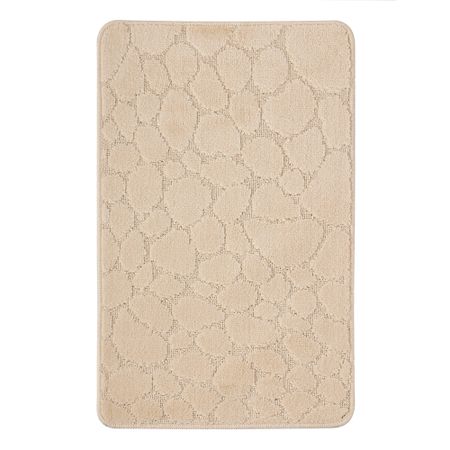 Коврик для ванной бежевый 50х80 см Fora Stone Natural (FOR-PP-STN50-80NAT)