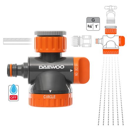 Адаптер 3/4-1 для шланга Daewoo наружная резьба пластиковый (DWC 1325) ab02 hw 210k двухканальный осциллограф