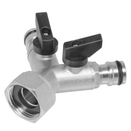 Распределитель с 2 коннекторами 3/4 для поливочного шланга MasterProf латунный (ДС.071471) распределитель для кофе mhw 3bomber